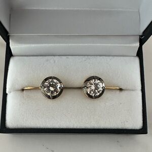 Dorsey Large Lucien White Sapphire Earrings